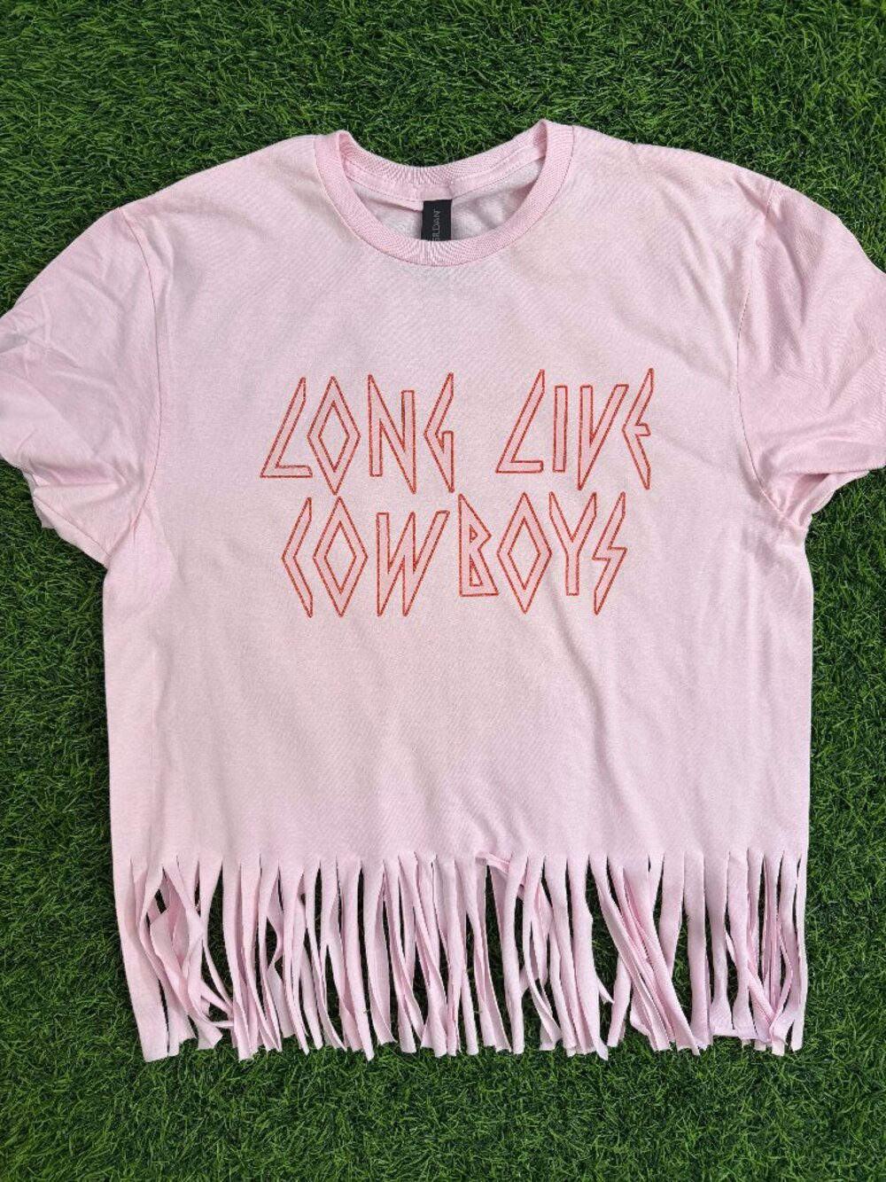 Long Live Cowboys Fringe Tee